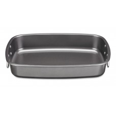 Cuisinart 17" Carbon Steel Non-Stick Roaster Pan with Rack CUI2750